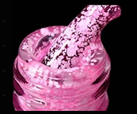 A.G.A SPECKLE GEL POLISH #7 ( PINK )