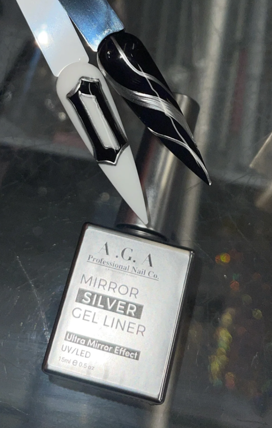 A.G.A SILVER CHROME GEL LINER