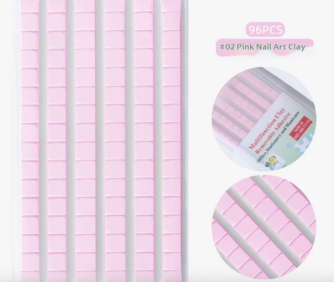 REMOVABLE ADHESIVE FOR PRESS ON NAIL STAND