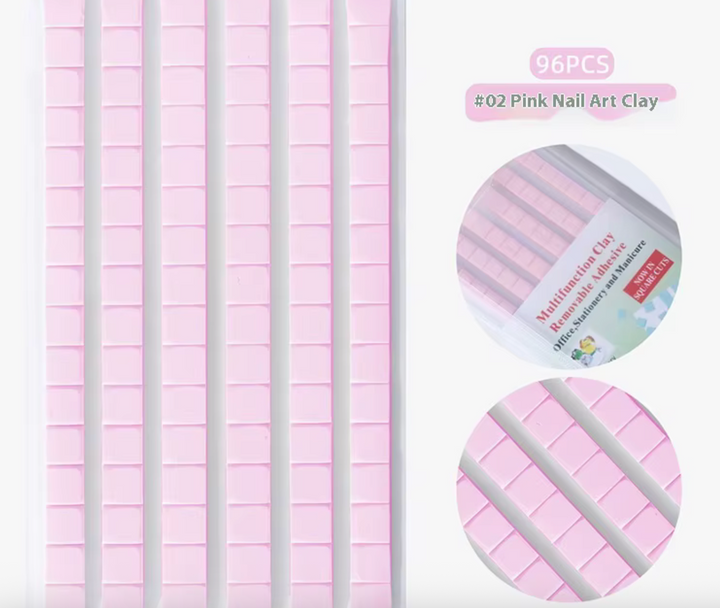 REMOVABLE ADHESIVE FOR PRESS ON NAIL STAND