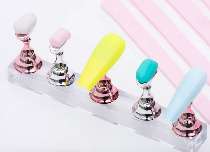 REMOVABLE ADHESIVE FOR PRESS ON NAIL STAND