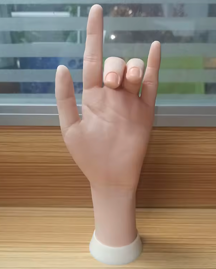 SILICONE PRACTICE HAND