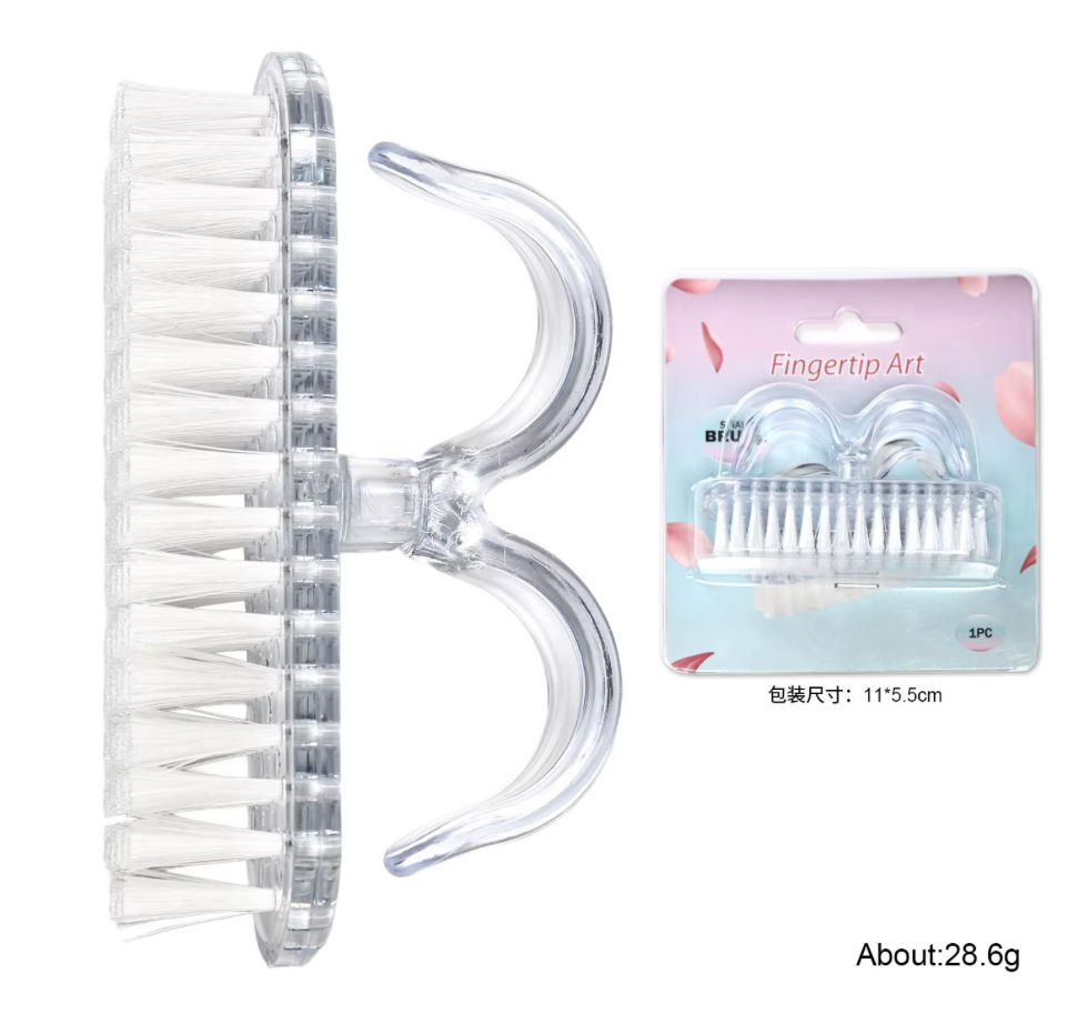 LARGE CLEAR  MANICURE BRUSH