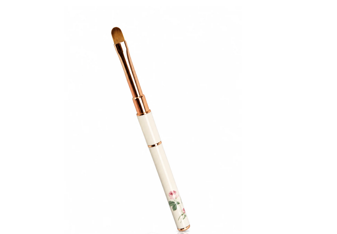 DOUBLE ENDED ROSE GEL BRUSH + SPATULA