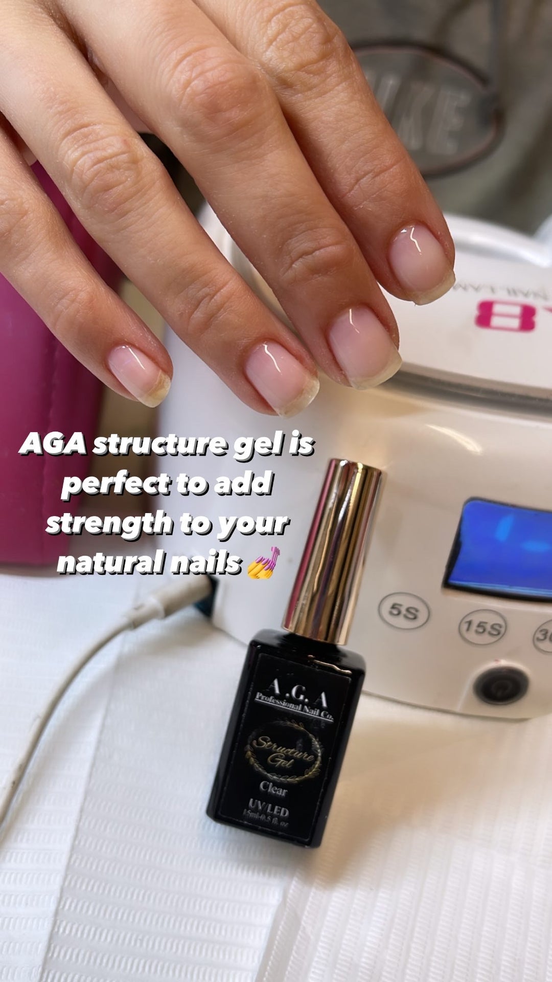 A.G.A STRUCTURE GEL (CLEAR )