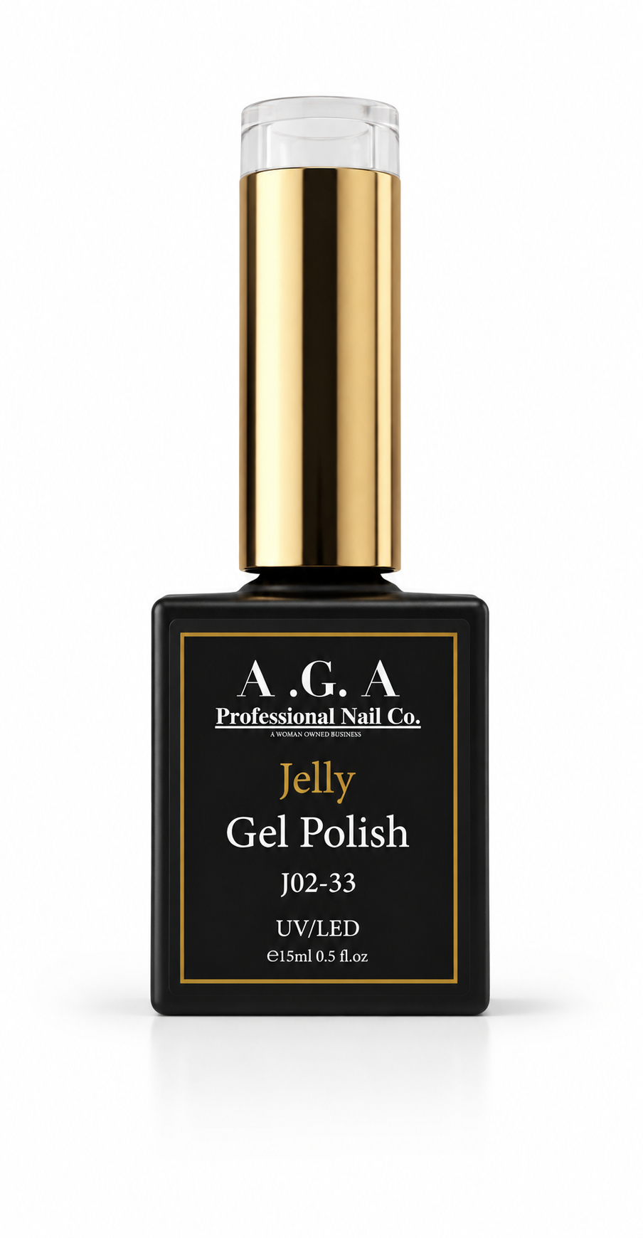 A.G.A SUBTLE PURPLE JELLY GEL POLISH J02-33