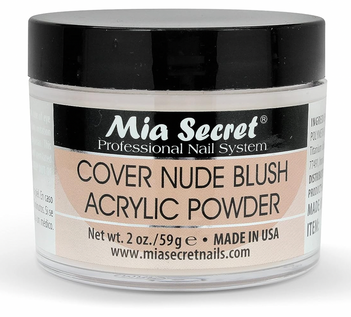 MIA SECRET COVER NUDE BLUSH ACRYLIC POWDER 2 OZ