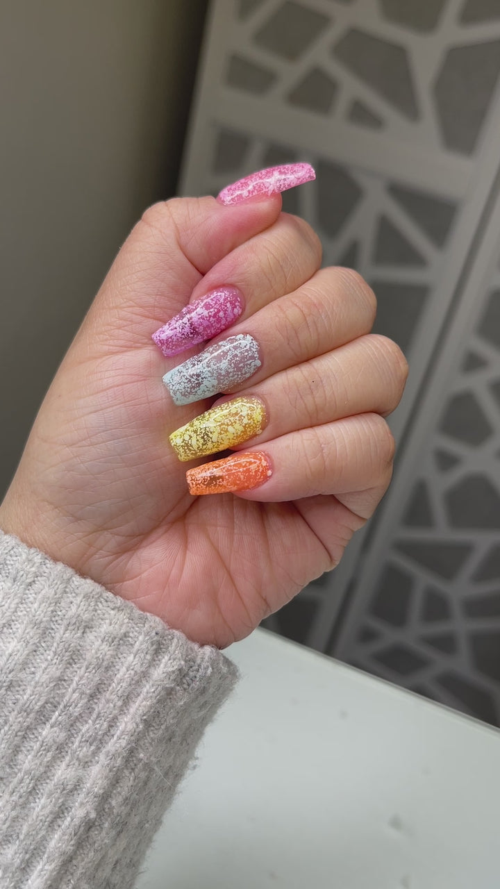 A.G.A SPECKLE GEL POLSIH #8 ( PURPLE )