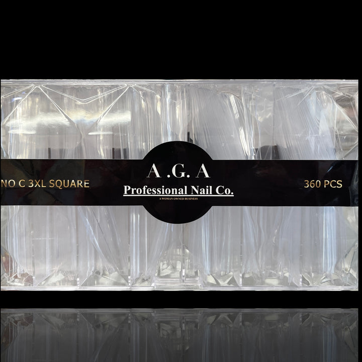 A.G.A 3xL square no c curve tip box