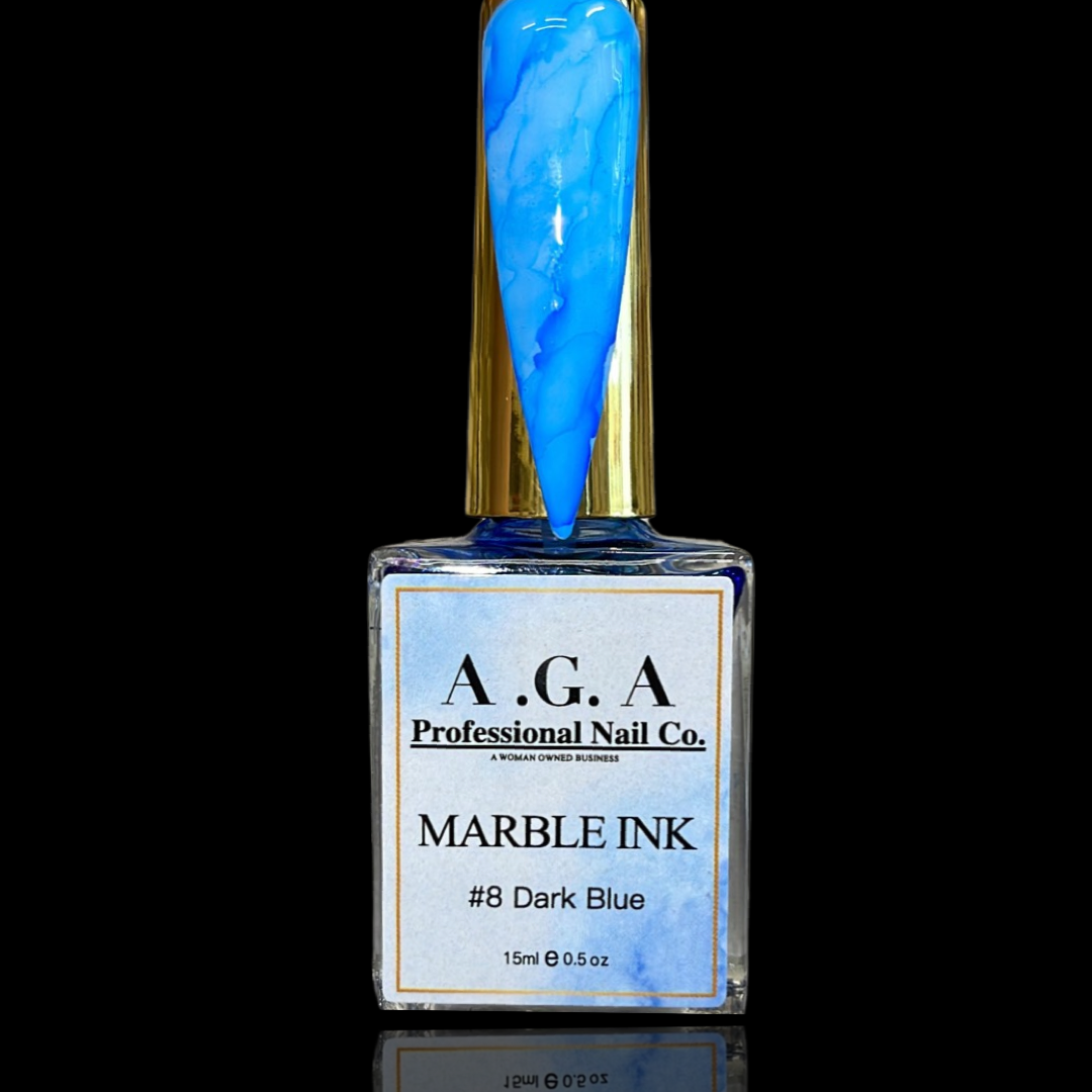 A.G.A MARBLE INK #8 DARK BLUE