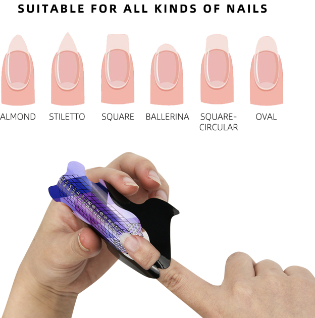 100 PC  NAIL FORM PACK