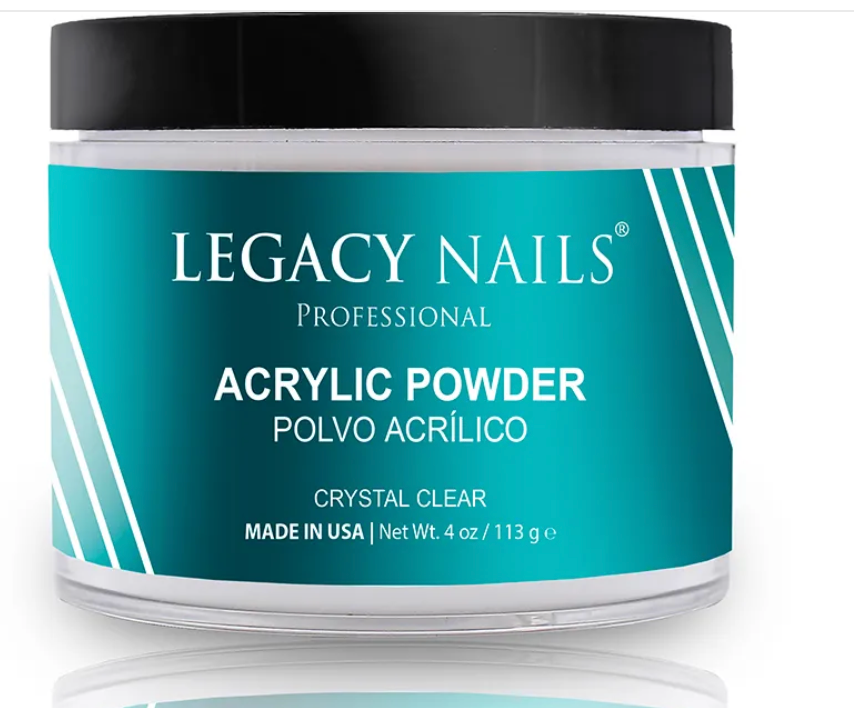 LEGACY NAILS CLEAR ACRYLIC POWDER