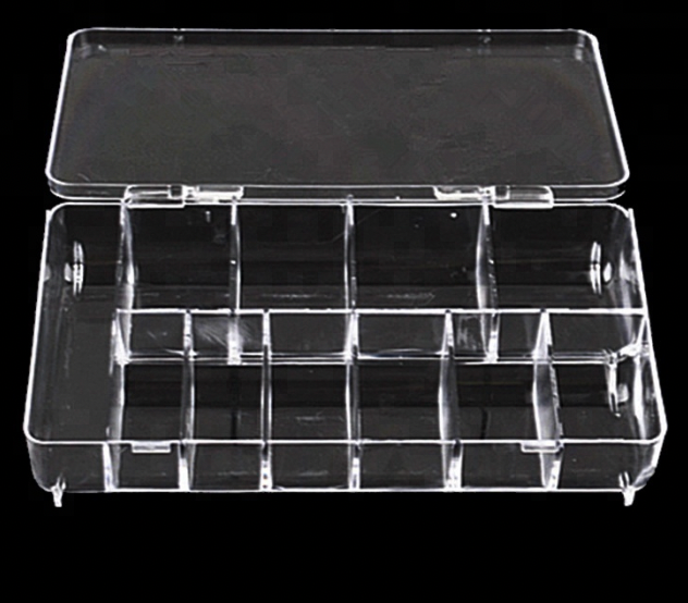 CLEAR EMPTY NAIL TIP BOX