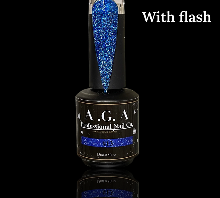 A.G.A REFLECTIVE GEL # 13 blue